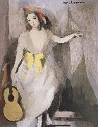 Marie Laurencin Takeing the guitar-s girl oil painting picture wholesale